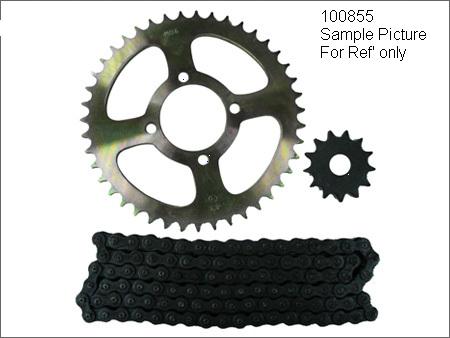 100858 - D.I.D X-ring Chain & Sprocket Set (steel or alloy Rear) 1989-2008